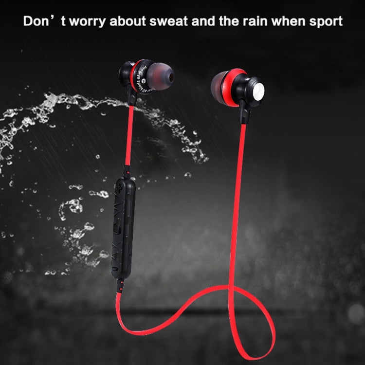 AWEI A980BL Wireless Sport Magnetic Bluetooth Earphone with Wire Control , Support Handfree Call