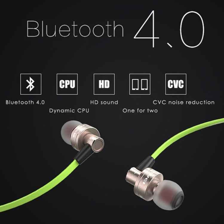 AWEI A990BL Wireless Sport Bluetooth Stereo Earphone with Wire Control + Mic, Support Handfree Call