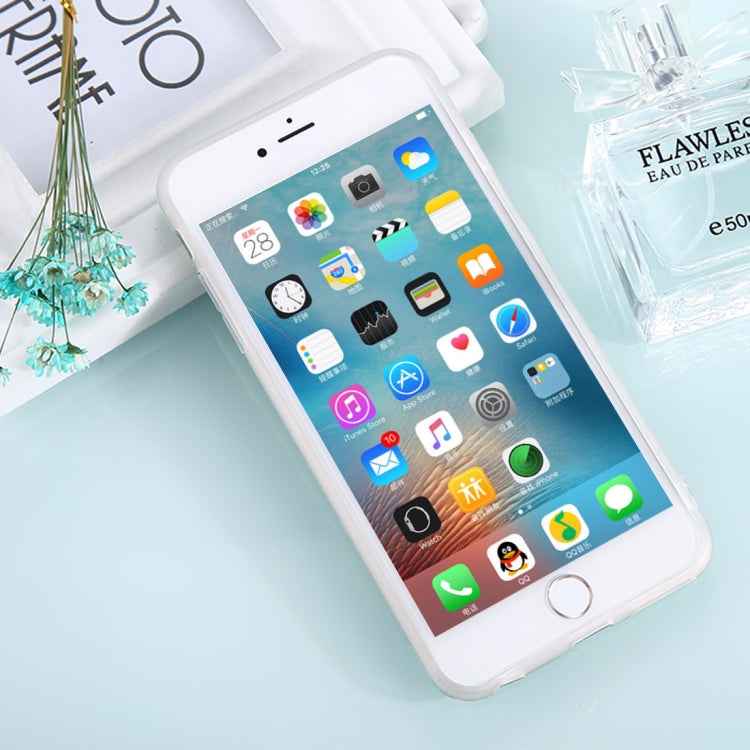 For iPhone 6 Plus & 6s Plus Marble Pattern TPU Protective Back Cover Case