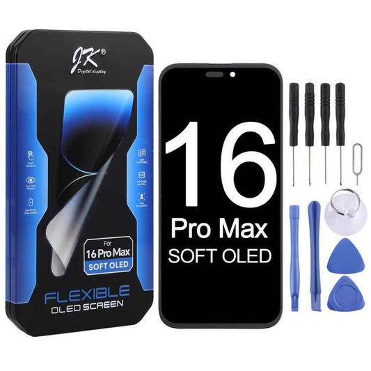 JK Soft OLED LCD Screen For iPhone 16 Pro Max, For iPhone 16 Pro Max