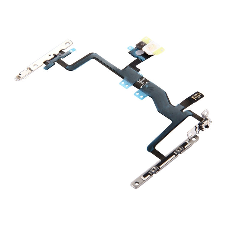 Power Button & Volume Button & Flashlight Flex Cable with Brackets for iPhone 6s , For iPhone 6s