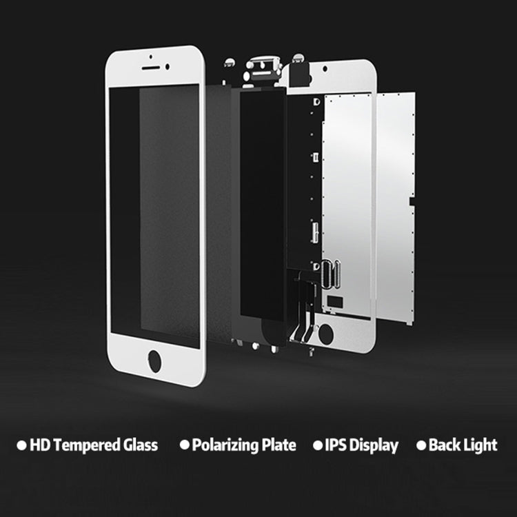 Pantalla LCD con Marco para iPhone 6s, 3 en 1 para i6s con Marco Blanco, 3 en 1 para i6s con Marco Negro