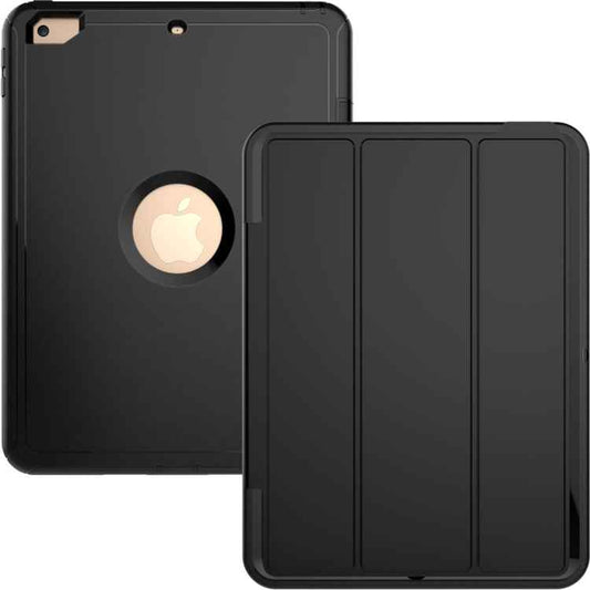 For iPad 9.7 (2018) & iPad 9.7 (2017) 3-fold Magnetic Protective Case with Smart Cover Auto-sleep & Awake Function