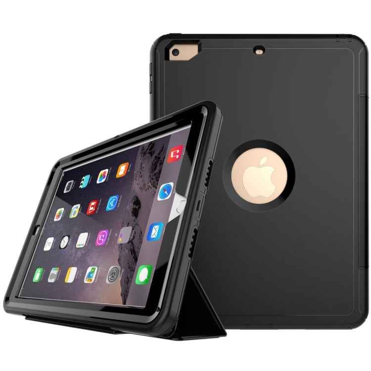 For iPad 9.7 (2018) & iPad 9.7 (2017) 3-fold Magnetic Protective Case with Smart Cover Auto-sleep & Awake Function