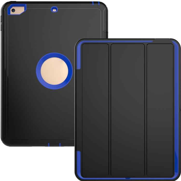 For iPad 9.7 (2018) & iPad 9.7 (2017) 3-fold Magnetic Protective Case with Smart Cover Auto-sleep & Awake Function
