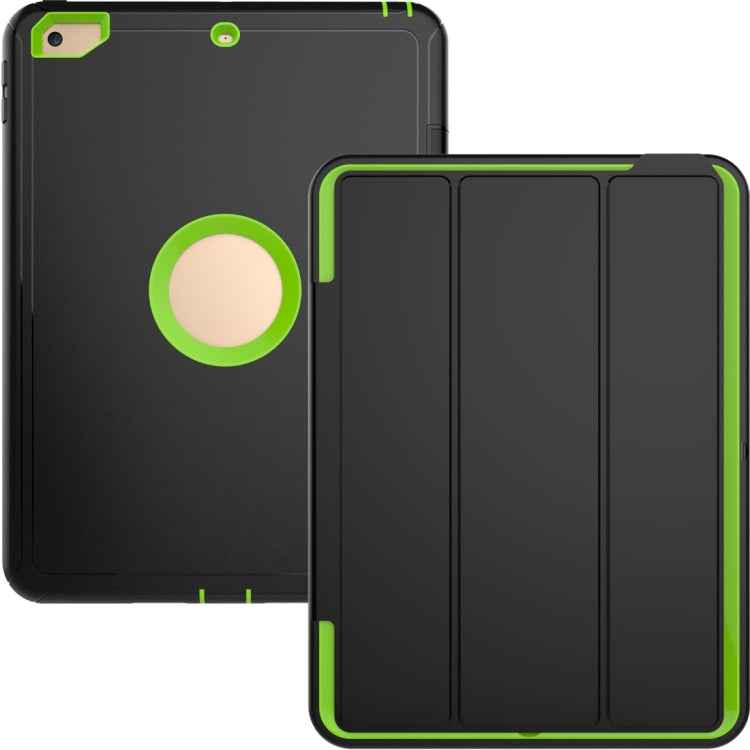 For iPad 9.7 (2018) & iPad 9.7 (2017) 3-fold Magnetic Protective Case with Smart Cover Auto-sleep & Awake Function