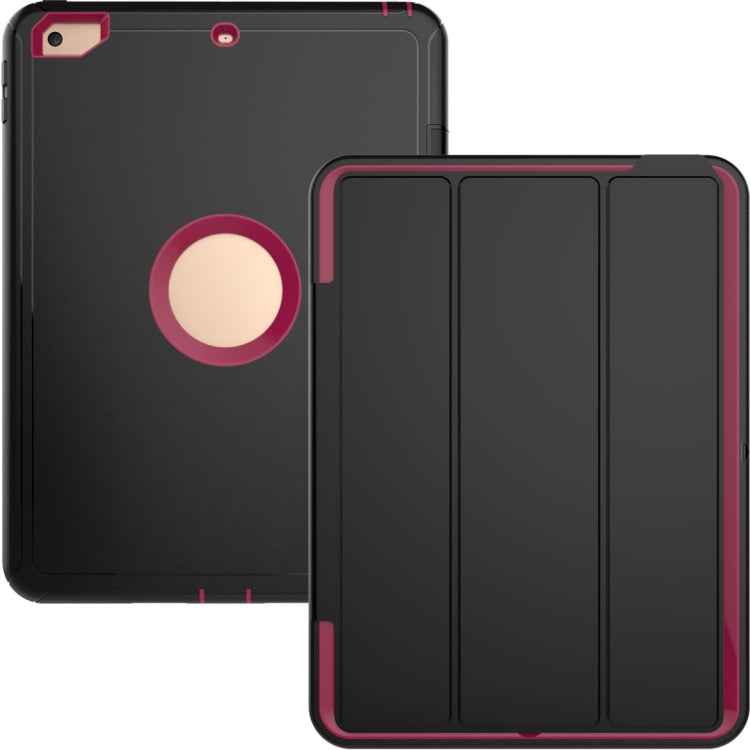 For iPad 9.7 (2018) & iPad 9.7 (2017) 3-fold Magnetic Protective Case with Smart Cover Auto-sleep & Awake Function
