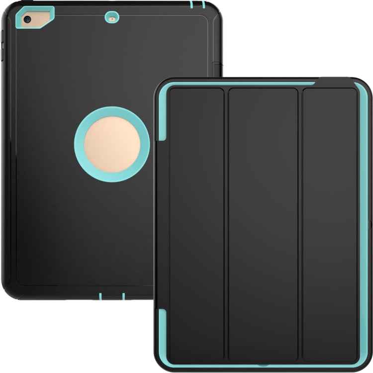 For iPad 9.7 (2018) & iPad 9.7 (2017) 3-fold Magnetic Protective Case with Smart Cover Auto-sleep & Awake Function