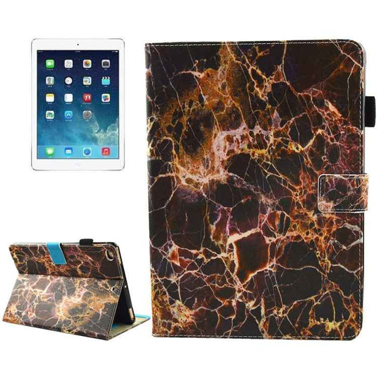 For iPad 9.7 (2018) & iPad 9.7 inch 2017 / iPad Air / iPad Air 2 Universal  Pattern Horizontal Flip Leather Protective Case with Holder & Card Slots & Sleep
