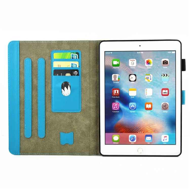 For iPad 9.7 (2018) & iPad 9.7 inch 2017 / iPad Air / iPad Air 2 Universal  Pattern Horizontal Flip Leather Protective Case with Holder & Card Slots & Sleep