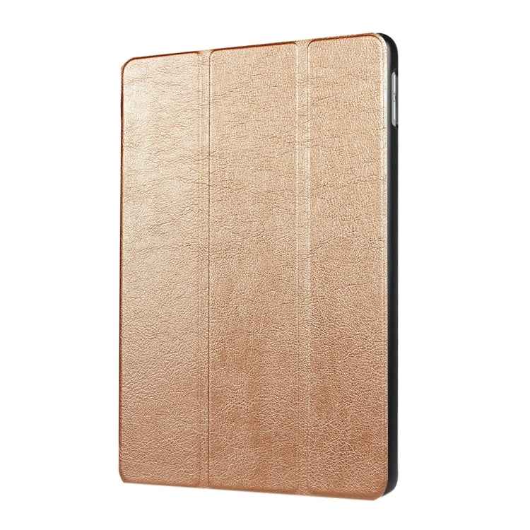 For iPad 9.7 (2018) & iPad 9.7 (2017) Custer Texture Horizontal Flip Leather Case with Three-folding Holder & Sleep / Wake-up Function