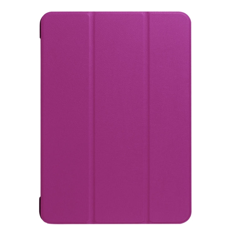 For iPad 9.7 (2018) & iPad 9.7 (2017) Custer Texture Horizontal Flip Leather Case with Three-folding Holder & Sleep / Wake-up Function