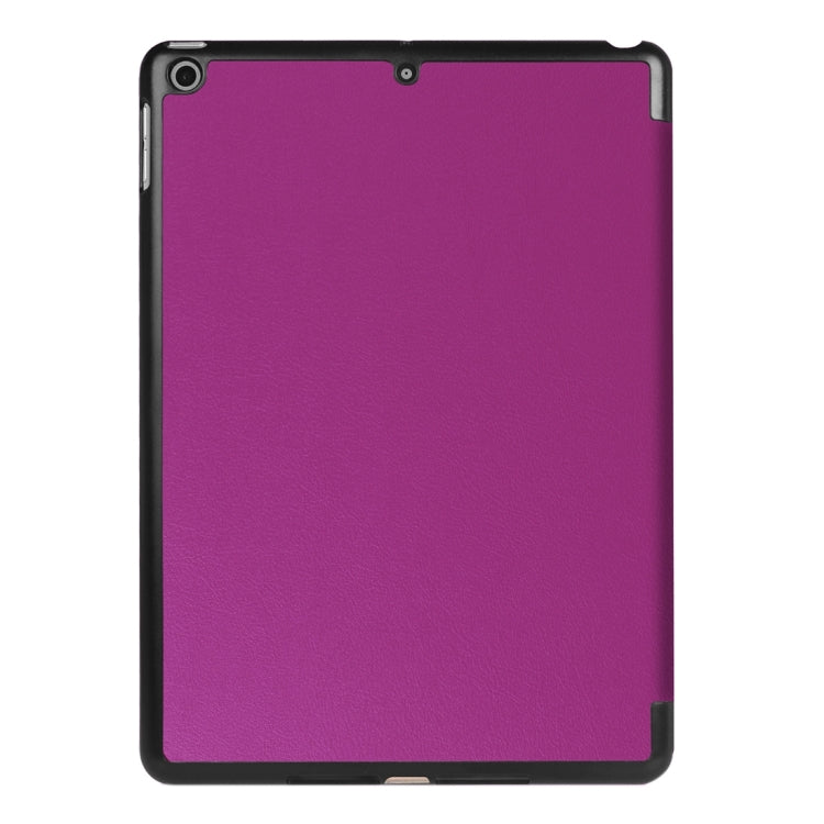 For iPad 9.7 (2018) & iPad 9.7 (2017) Custer Texture Horizontal Flip Leather Case with Three-folding Holder & Sleep / Wake-up Function