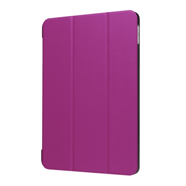 For iPad 9.7 (2018) & iPad 9.7 (2017) Custer Texture Horizontal Flip Leather Case with Three-folding Holder & Sleep / Wake-up Function