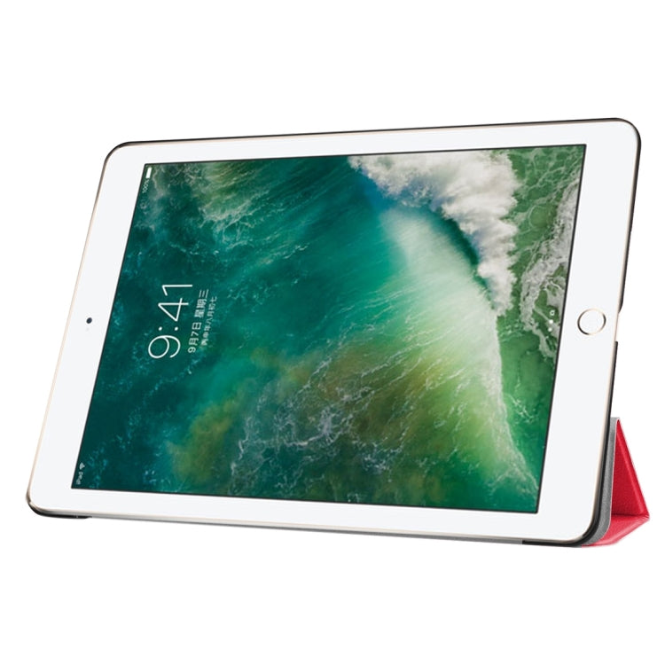 For iPad 9.7 (2018) & iPad 9.7 (2017) Custer Texture Horizontal Flip Leather Case with Three-folding Holder & Sleep / Wake-up Function, For iPad 9.7 (2018) & iPad 9.7 (2017), For iPad 9.7 (2018)