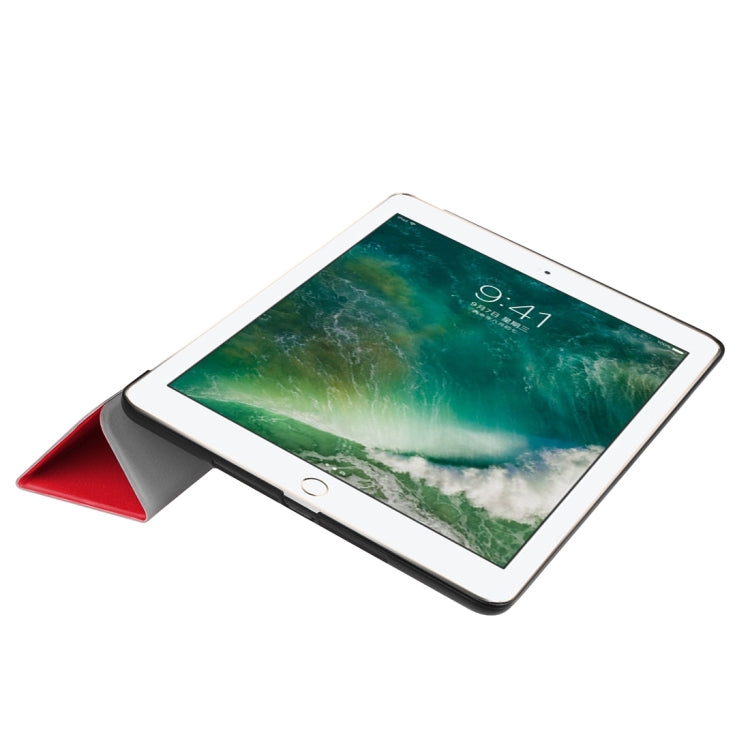 For iPad 9.7 (2018) & iPad 9.7 (2017) Custer Texture Horizontal Flip Leather Case with Three-folding Holder & Sleep / Wake-up Function, For iPad 9.7 (2018) & iPad 9.7 (2017), For iPad 9.7 (2018)