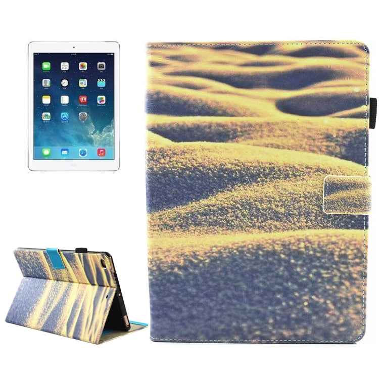 For iPad 9.7 (2018) & iPad 9.7 inch 2017 / iPad Air / iPad Air 2 Universal TIME TO PARTY Words Pattern Horizontal Flip Leather Protective Case with Holder & Card Slots