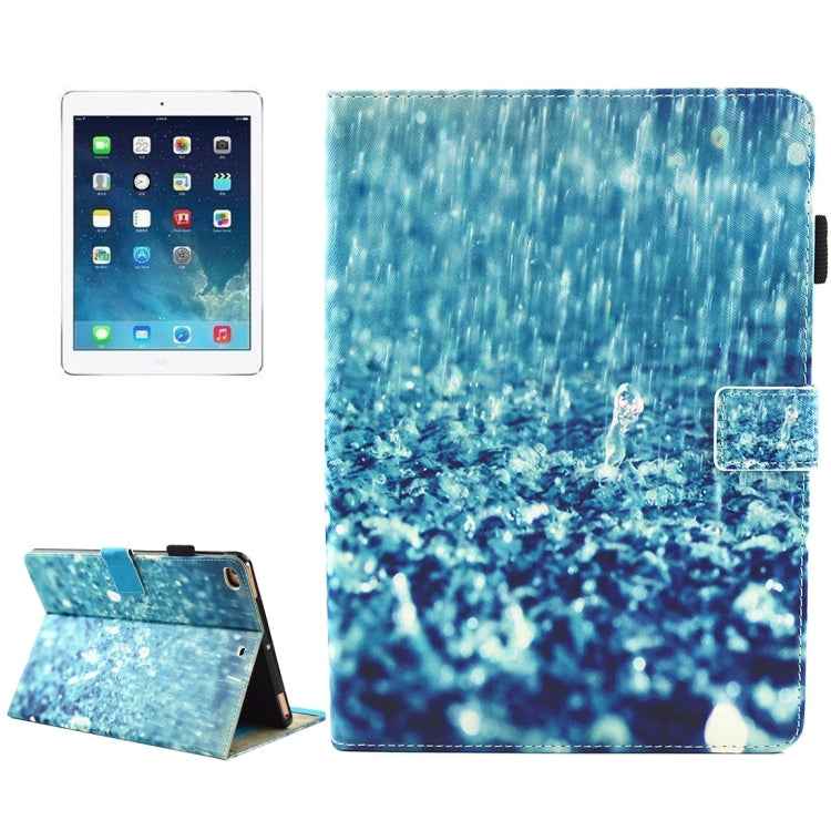 For iPad 9.7 (2018) & iPad 9.7 inch 2017 / iPad Air / iPad Air 2 Universal TIME TO PARTY Words Pattern Horizontal Flip Leather Protective Case with Holder & Card Slots