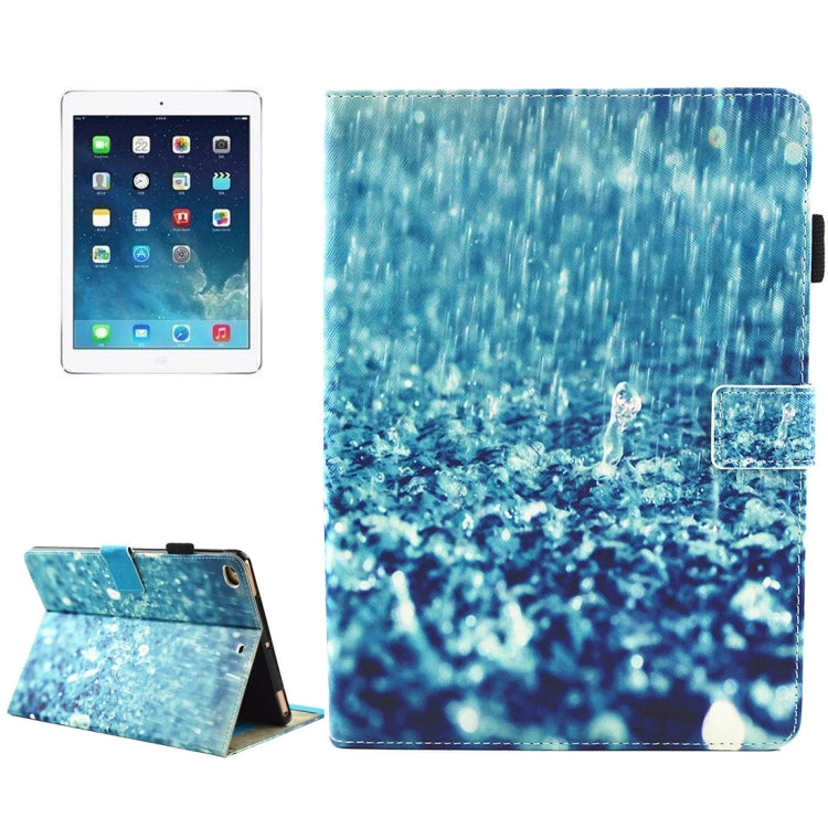 For iPad 9.7 (2018) & iPad 9.7 inch 2017 / iPad Air / iPad Air 2 Universal TIME TO PARTY Words Pattern Horizontal Flip Leather Protective Case with Holder & Card Slots