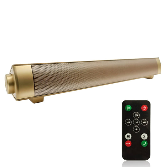 Soundbar LP-08 CE0152 USB MP3 Player 2.1CH Bluetooth Wireless Sound Bar Speaker with Remote Control, CE0152 Gold, CE0152 Black