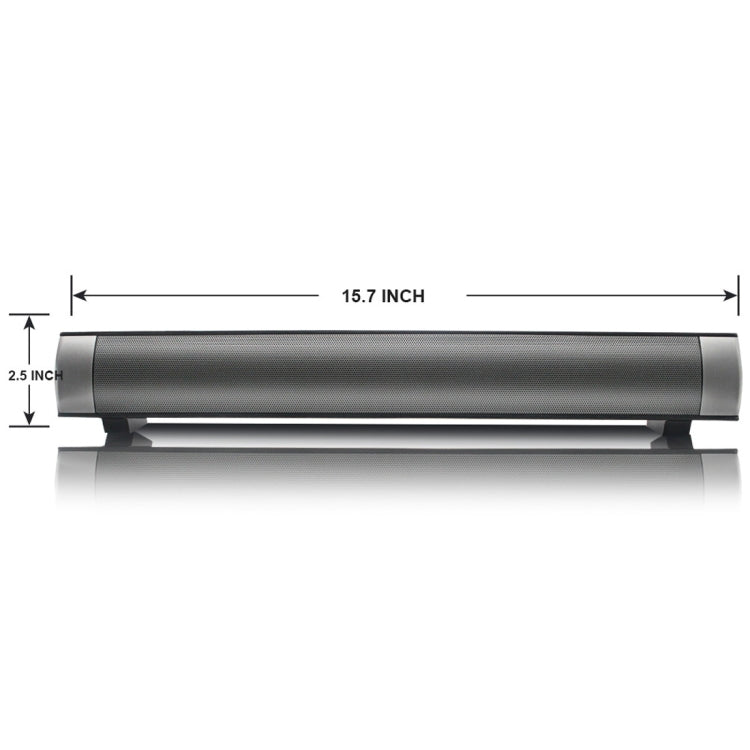 Soundbar LP-08 (CE0150) USB MP3 Player 2.1CH Bluetooth Wireless Sound Bar Speaker, CE0150 Black, CE0150 Silver