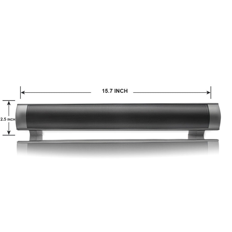 Soundbar LP-08 (CE0150) USB MP3 Player 2.1CH Bluetooth Wireless Sound Bar Speaker, CE0150 Silver, CE0150 Black