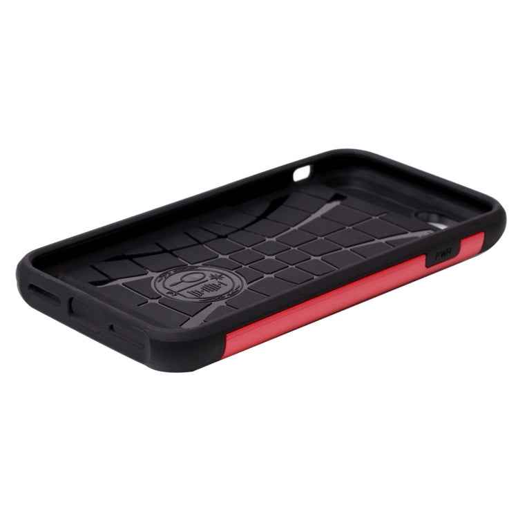 For  iPhone 8 & 7  Slide Style TPU + PC Combination Case with Card Slot