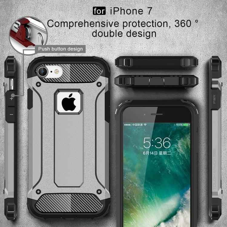 For iPhone 7 Armor TPU + PC Combination Phone Case