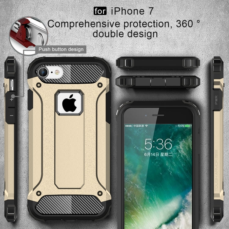 For iPhone 7 Armor TPU + PC Combination Phone Case