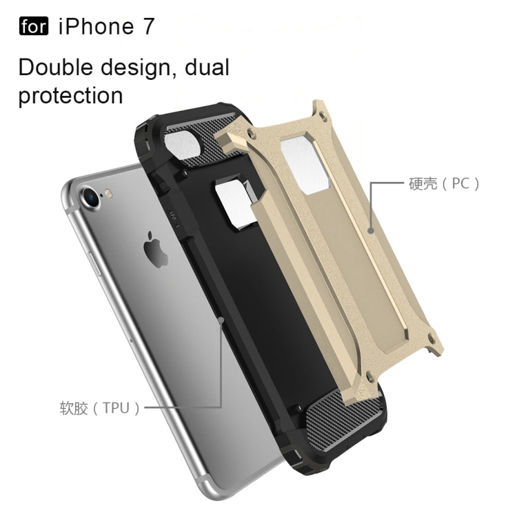 For iPhone 7 Armor TPU + PC Combination Phone Case
