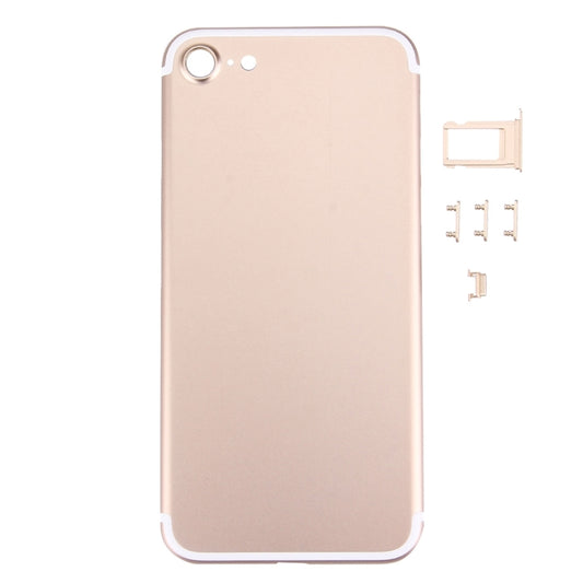 5 in 1 for iPhone 7 (Back Cover + Card Tray + Volume Control Key + Power Button + Mute Switch Vibrator Key) Full Assembly Housing Cover, For iPhone 7, For iPhone 7 with Side keys - BSPART