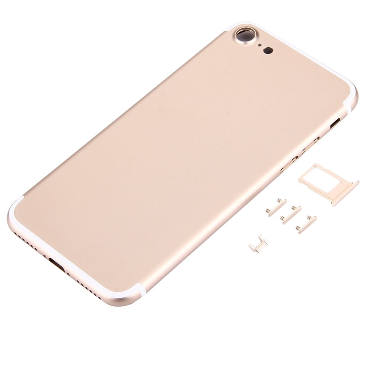 5 in 1 for iPhone 7 (Back Cover + Card Tray + Volume Control Key + Power Button + Mute Switch Vibrator Key) Full Assembly Housing Cover, For iPhone 7, For iPhone 7 with Side keys - BSPART
