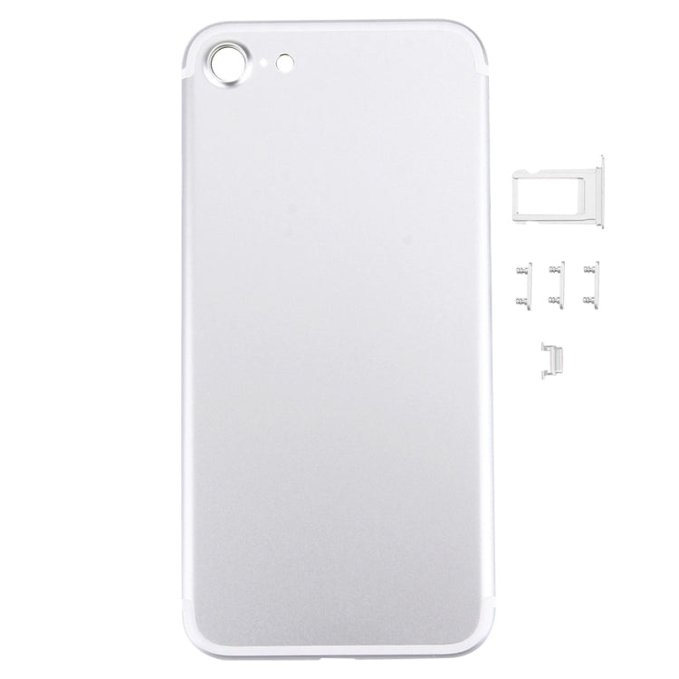 5 in 1 for iPhone 7 (Back Cover + Card Tray + Volume Control Key + Power Button + Mute Switch Vibrator Key) Full Assembly Housing Cover, For iPhone 7, For iPhone 7 with Side keys - BSPART