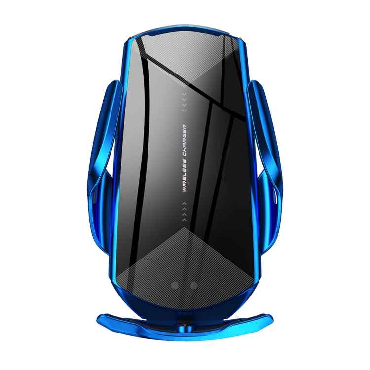 Q2 15W Universal Rotation Infrared Induction Magnetic Car Wireless Charging Mobile Phone Holder with Micro USB + 8 Pin + Type-C / USB-C Magnetic Connector
