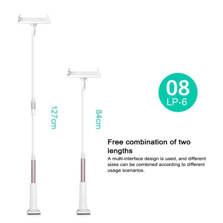 UBN-20 Universal 360 Degrees Rotating Detachable Three-stage Lazy Bracket Mobile Phone / Tablet Desktop Bracket