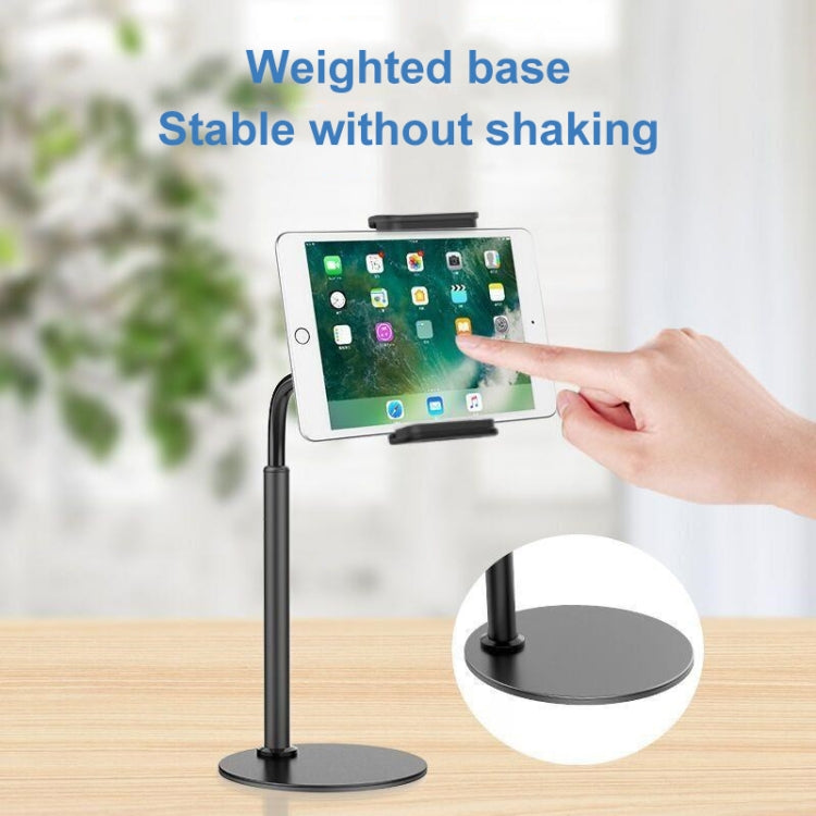 ZM-15 Rotatable Aluminum Alloy Desktop Stand Lazy Stand for 4.7-12.9 inch Mobile Phones / Tablets