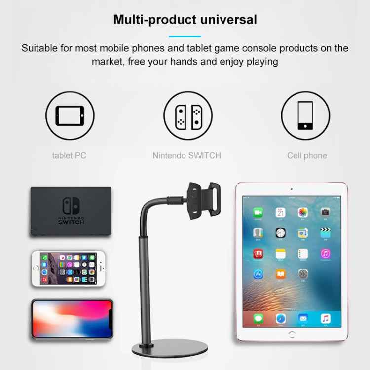 ZM-15 Rotatable Aluminum Alloy Desktop Stand Lazy Stand for 4.7-12.9 inch Mobile Phones / Tablets