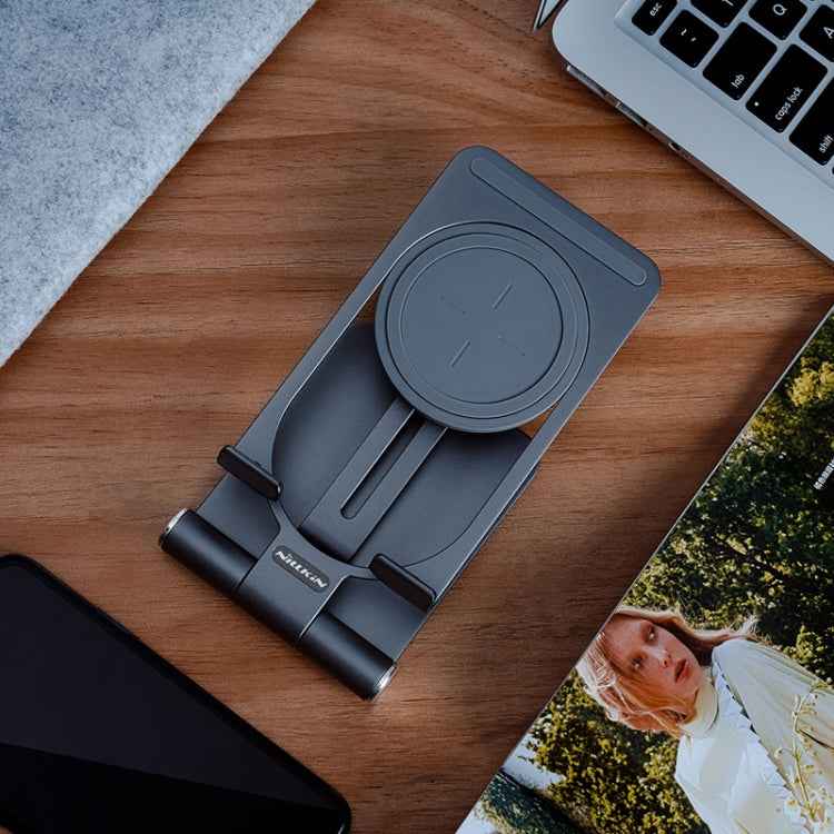 NILLKIN 2 in 1 15W PoweHold Mini Vertical Foldable Detachable Wireless Charger Mobile Phone Holder
