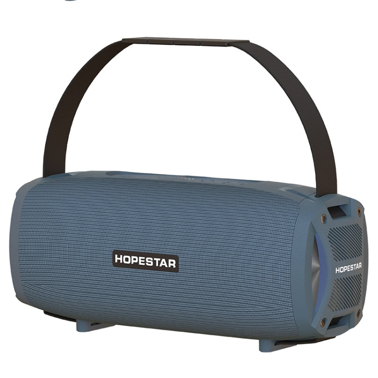 HOPESTAR H24 Pro TWS Portable Outdoor Waterproof Woven Textured Bluetooth Speaker with Rhythm Light, Support Hands-free Call & U Disk & TF Card & 3.5mm AUX & FM, H24 Pro Blue, H24 Pro Red, H24 Pro Black, H24 Pro Grey