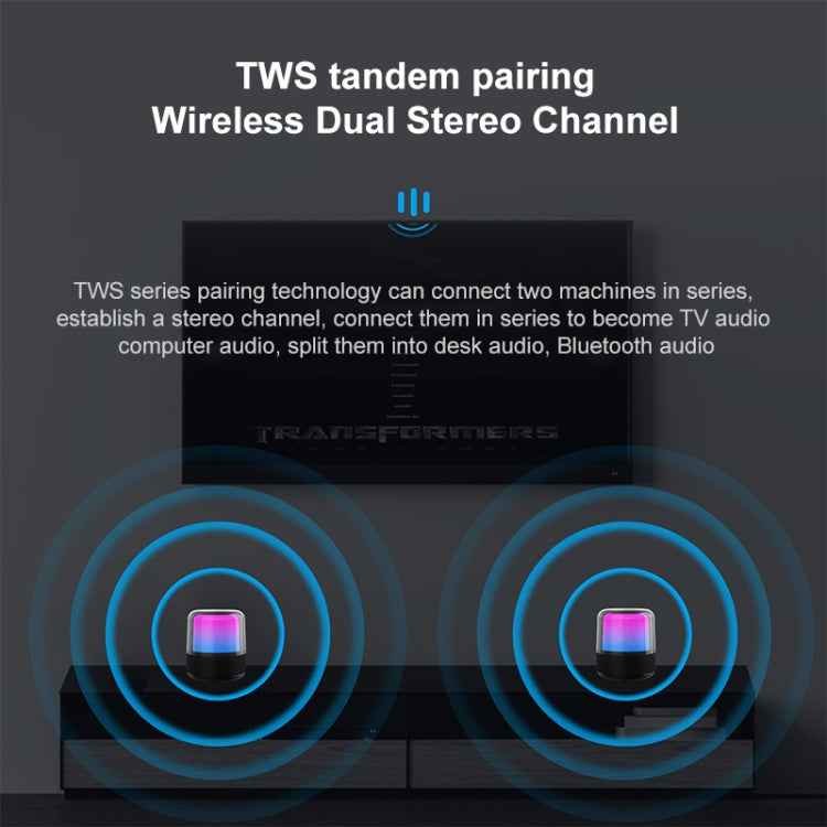 JY-06 60W TWS Outdoor Colorful Lights High Volume Bluetooth Speaker