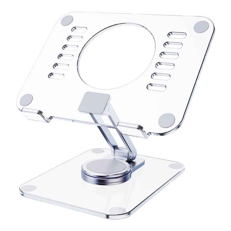 R-JUST T632 Acrylic 360 Degree Rotating Desktop Tablet Stand