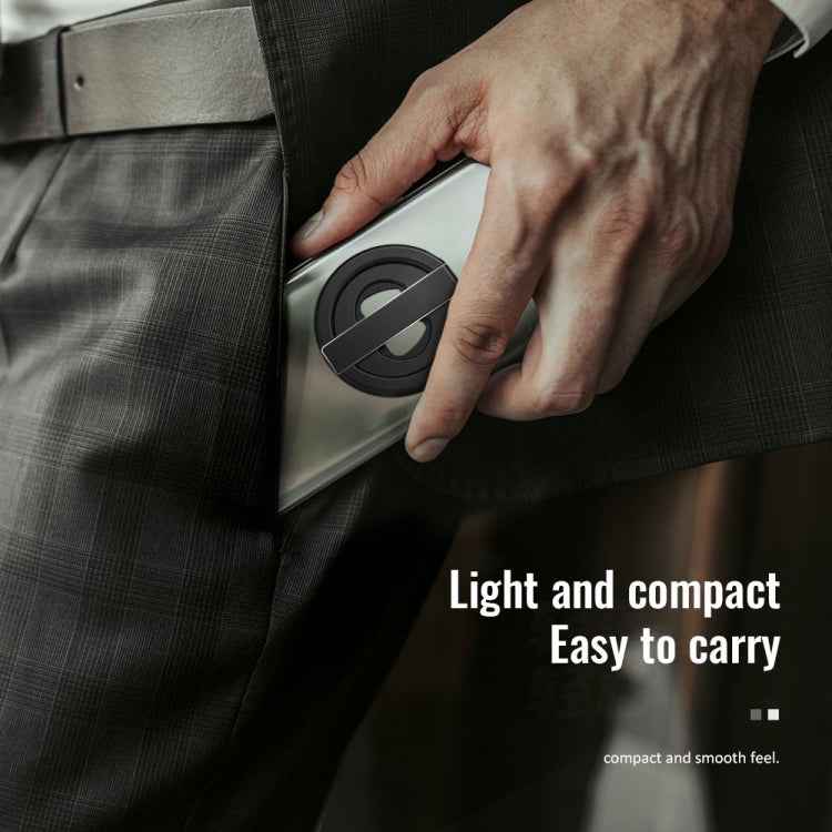 R-JUST SJ20-1 Aluminum Alloy Magnetic Bottle Opener Cellphone Holder With No Trace Sticker