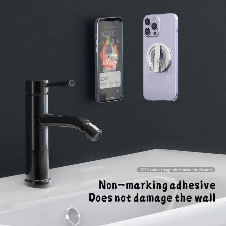 R-JUST SJ20-1 Aluminum Alloy Magnetic Bottle Opener Cellphone Holder With No Trace Sticker