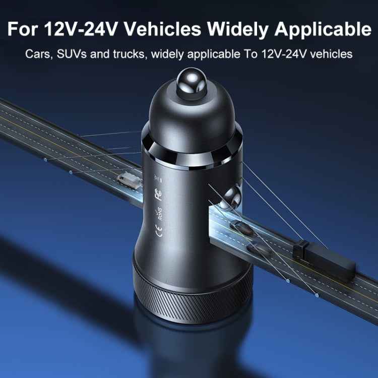 REMAX RCC335 Seaya Series 2 in 1 Car 30W PD Fast Charger, RCC335