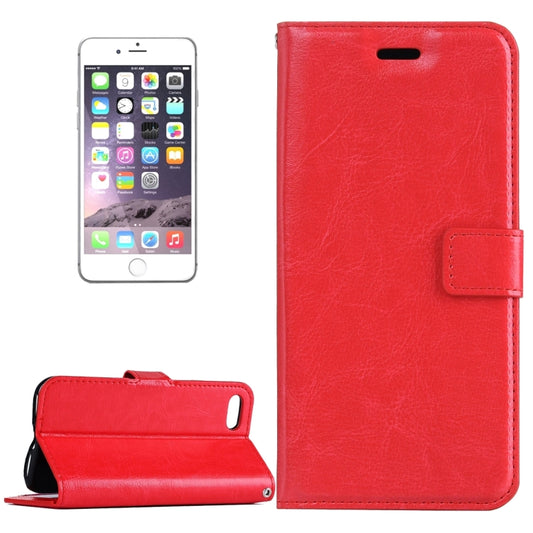 For  iPhone 8 & 7  Crazy Horse Texture Horizontal Flip Leather Case with Magnetic Buckle & Holder & Card Slots & Wallet & Photo Frame