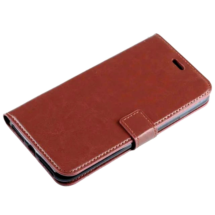 For  iPhone 8 & 7  Crazy Horse Texture Horizontal Flip Leather Case with Magnetic Buckle & Holder & Card Slots & Wallet & Photo Frame