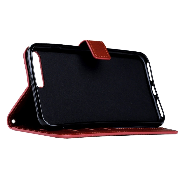 For  iPhone 8 & 7  Crazy Horse Texture Horizontal Flip Leather Case with Magnetic Buckle & Holder & Card Slots & Wallet & Photo Frame