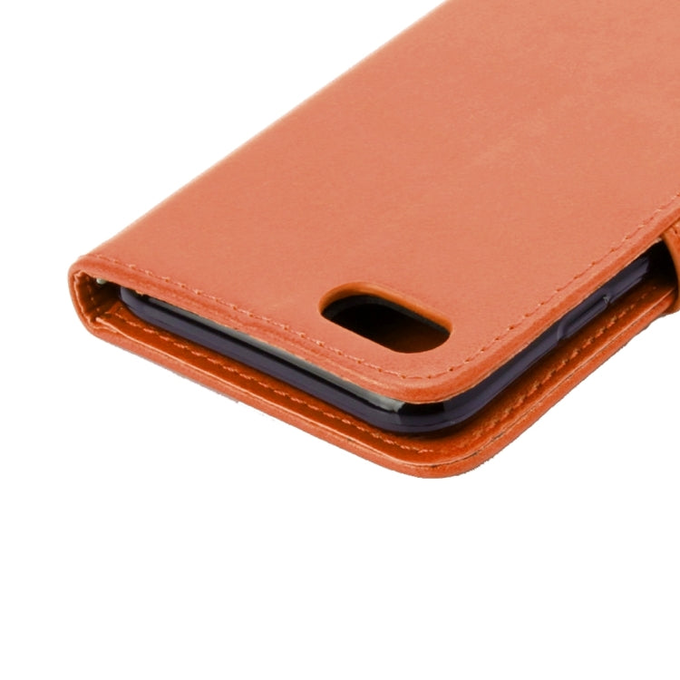 For  iPhone 8 & 7  Pressed Flowers Horizontal Flip Leather Case with Holder & Card Slots & Wallet