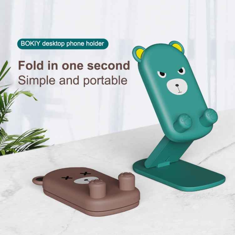 DK-XX-111 Cartoon Animal Retractable Phone Lazy Bracket Foldable Desktop Holder
