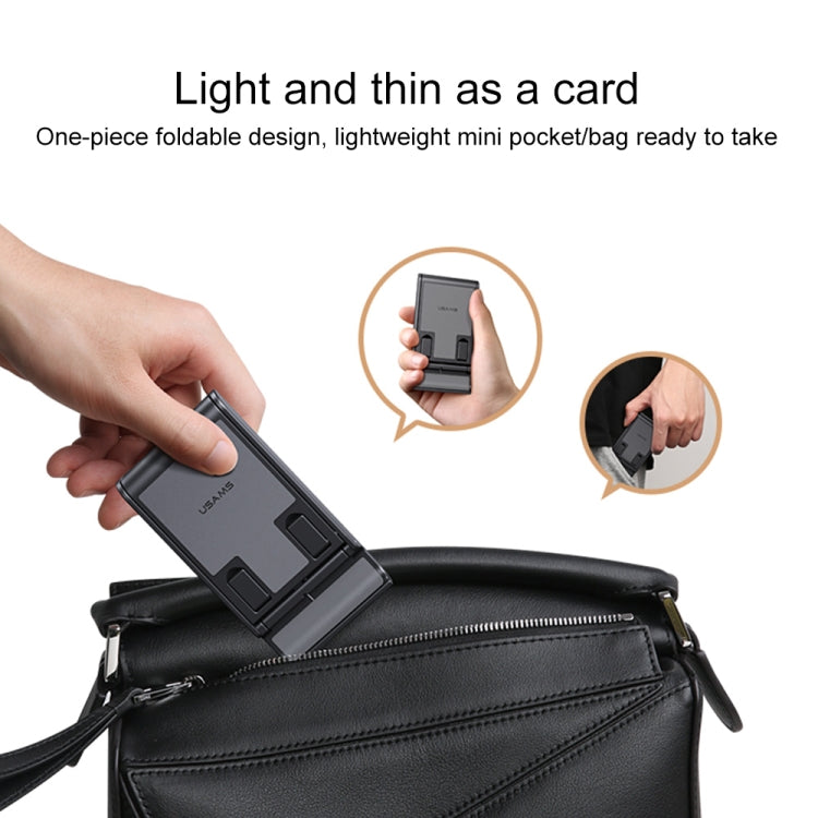 USAMS US-ZJ073 Retractable Folding Desktop Tablet Phone Holder